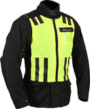 WEISE Neon Yellow Reflective Hi Visibility Stretch Vest