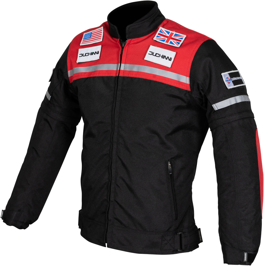 DUCHINNI GRID Waterproof Child CE AA certified Motorcycle Jacket
