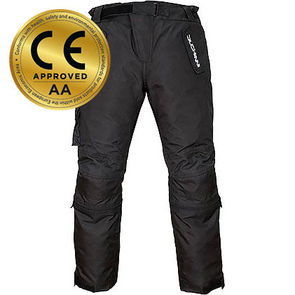 Mens Advanced All Weather CE Armor Waterproof Motorcycle Pants - Team  Motorcycle